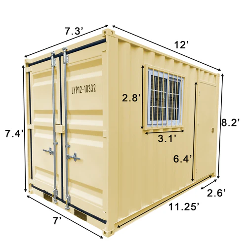 Conteneur d'expédition cubique de 12' – Image 7
