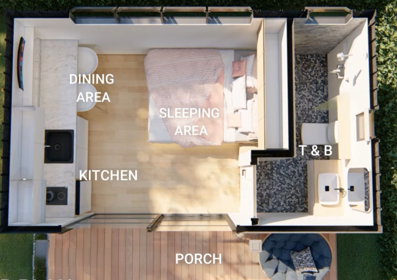 Maison modulaire soit une surface totale de 15 m² – Image 11