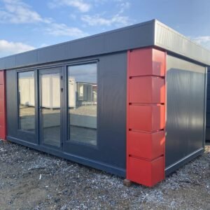 conteneur Pavillon commercial espace ouvert 3×6